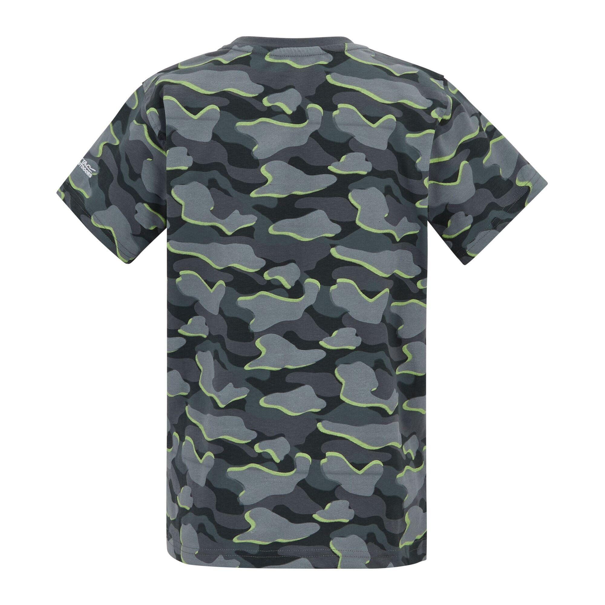 Tshirt Motif/style Camouflage BOSLEY Enfant (Orage Foncé) 2/4