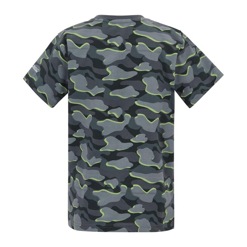 Tricou Drumeții În Natură Regatta Bosley Camuflaj Copii