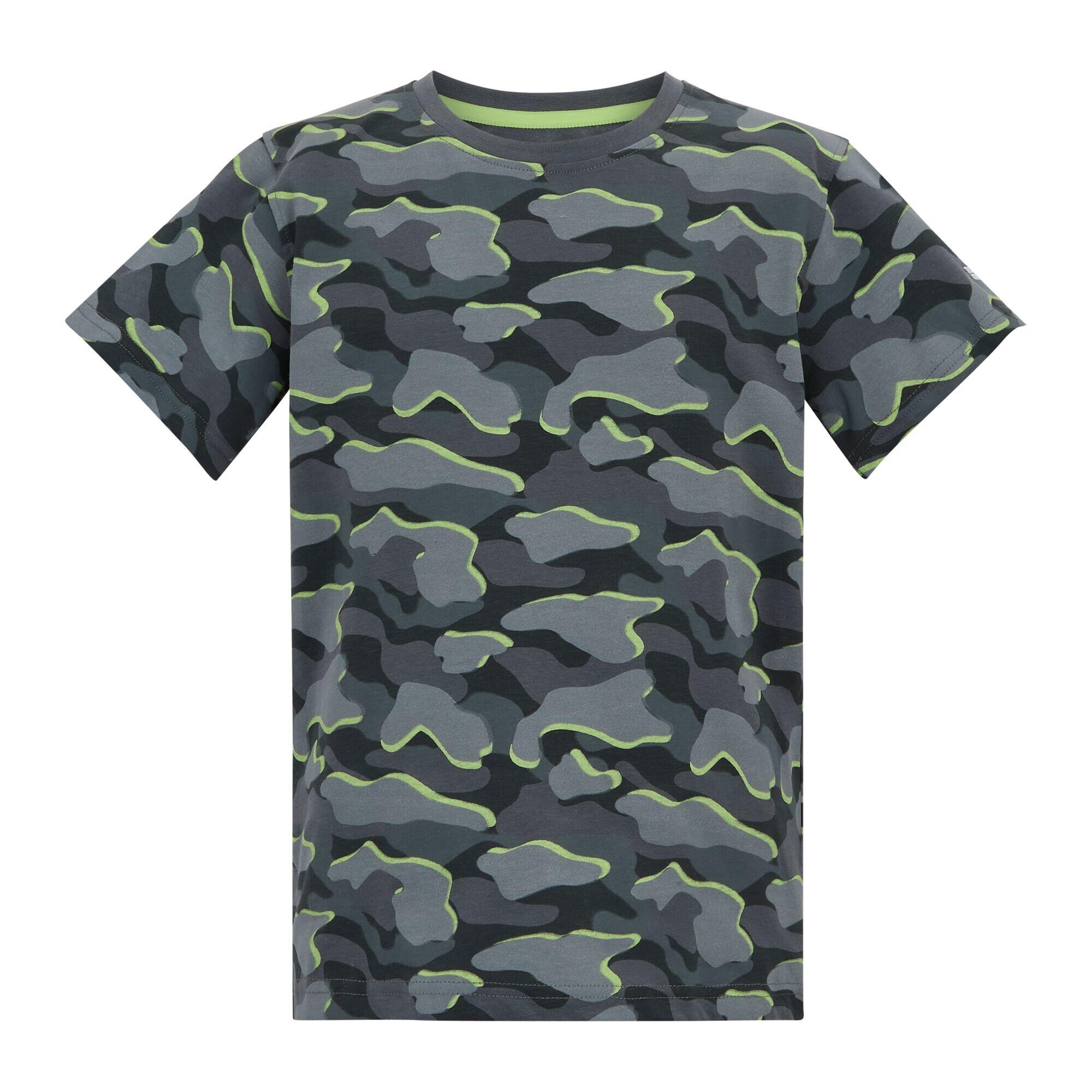 Tshirt Motif/style Camouflage BOSLEY Enfant (Orage Foncé) 1/4