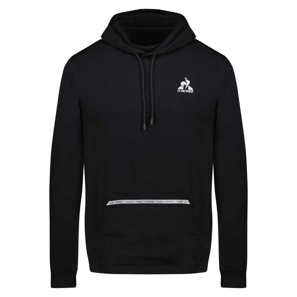 Sweat à Capuche Noir Homme Le Coq Sportif Training Hoody N°2 1/5