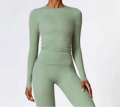 Completo intimo termico da donna maglietta a compressione a maniche lunghe