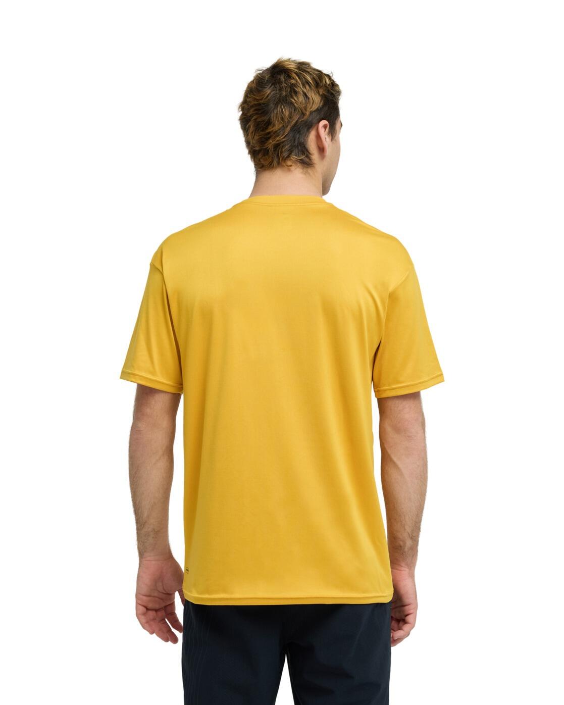 T-shirt de surf à manches courtes NOMAD SURF Jaune Homme 3/4