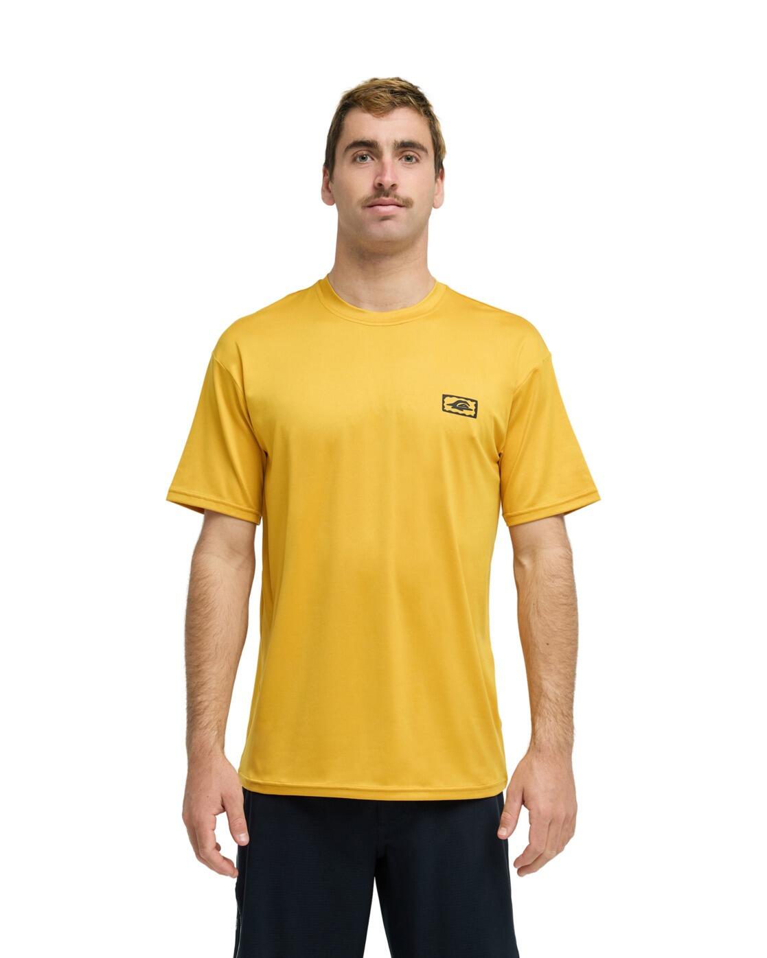 T-shirt de surf à manches courtes NOMAD SURF Jaune Homme 2/4