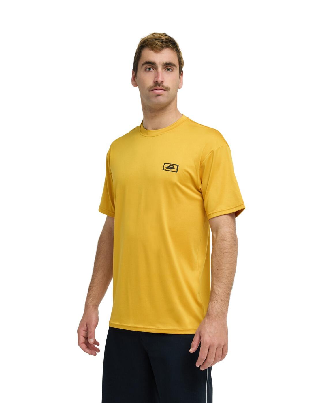 T-shirt de surf à manches courtes NOMAD SURF Jaune Homme 4/4