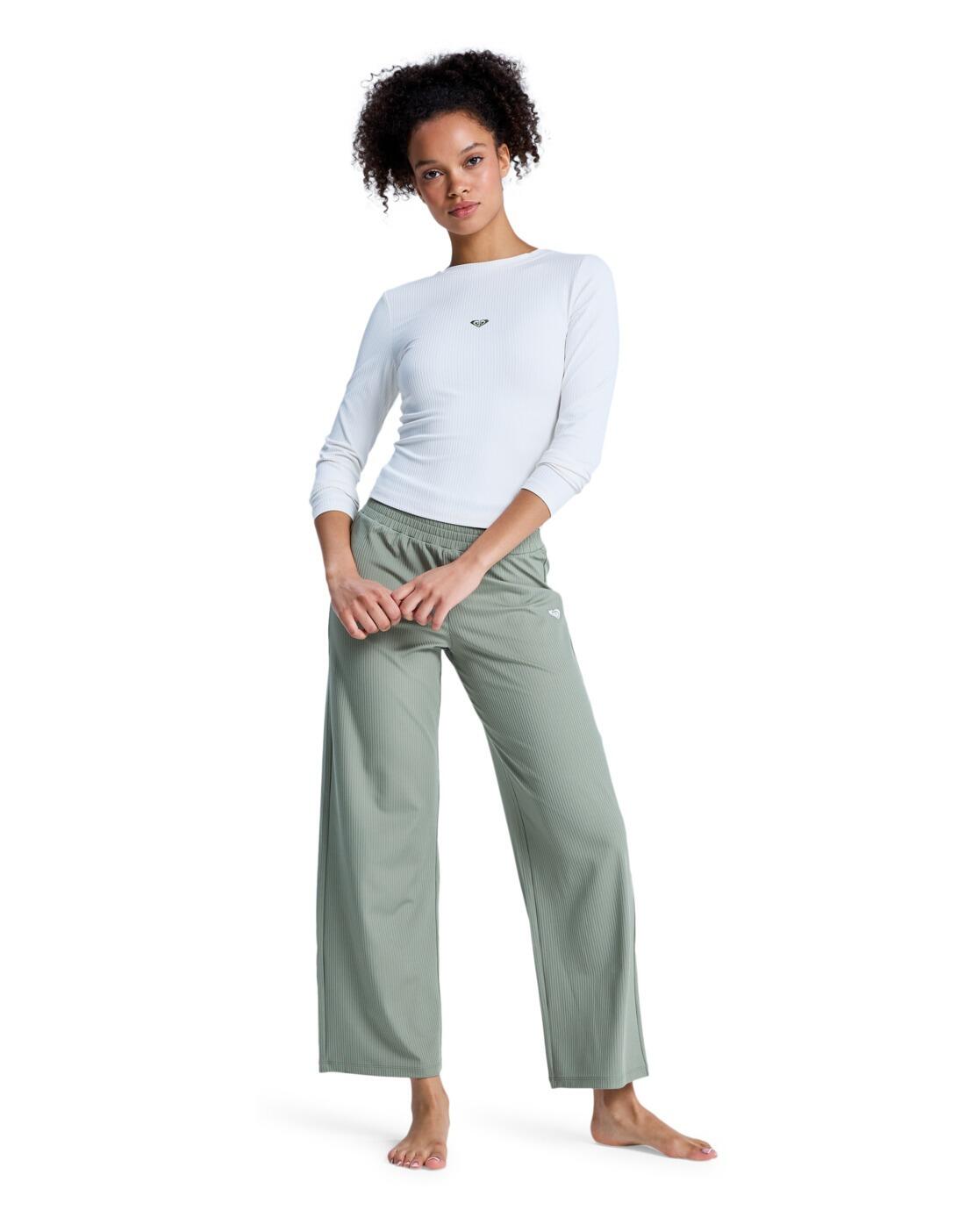 Haut de sport manches longues RISE & VIBE Blanc Femme 4/4