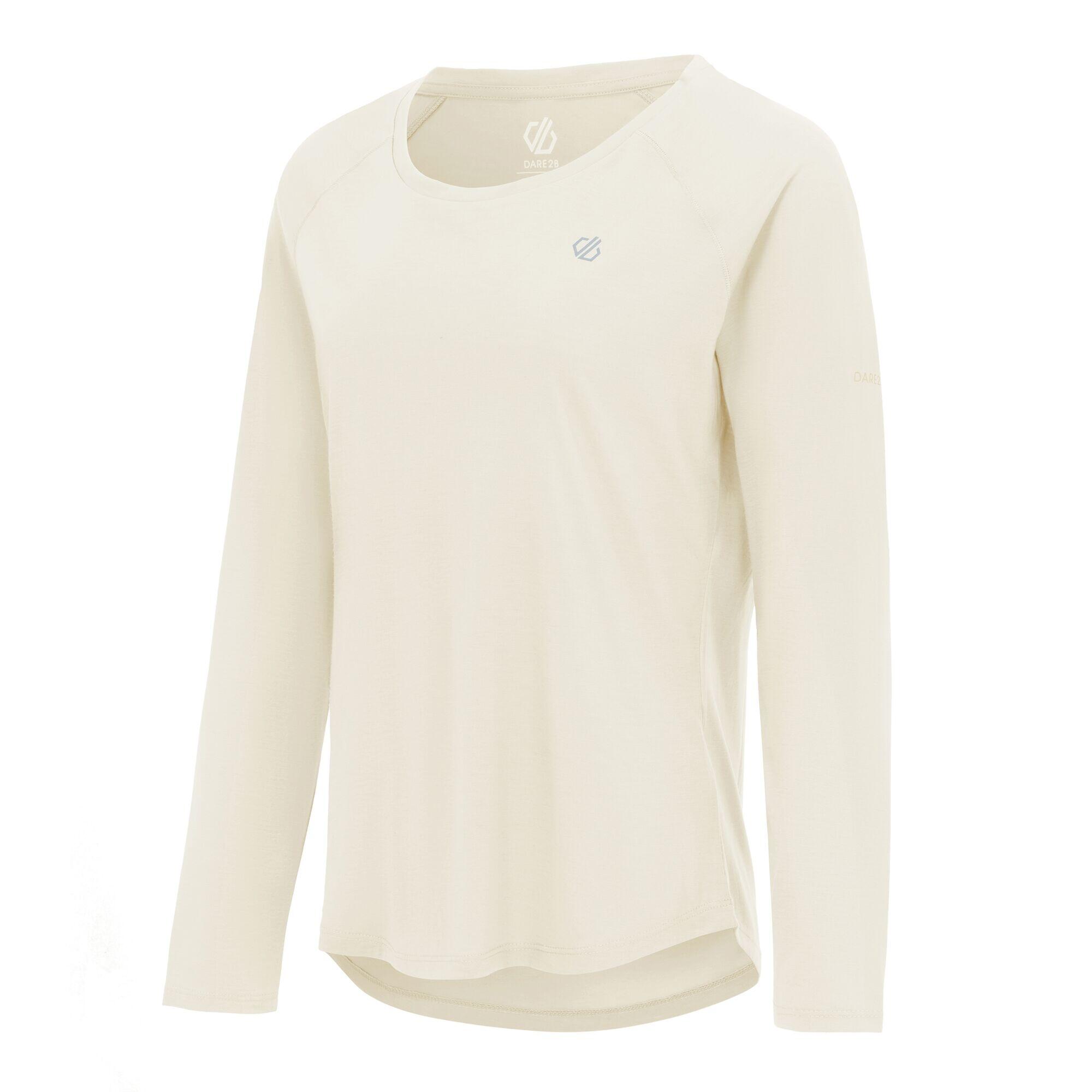 "Serenity" TShirt für , Langärmlig Damen Mandelmilch 3/4
