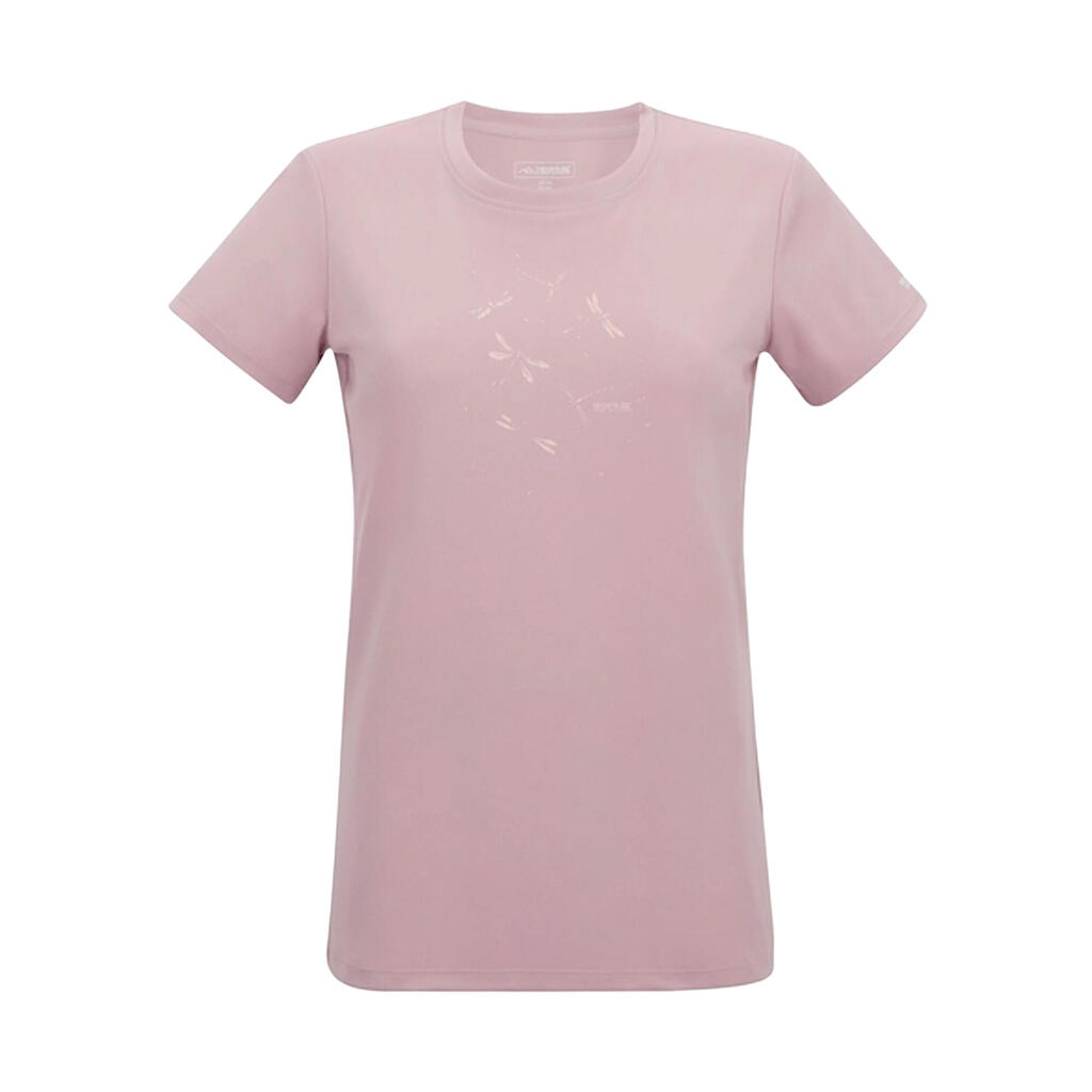 Womens/Ladies Fingal Dragonfly TShirt (Powder Lilac)