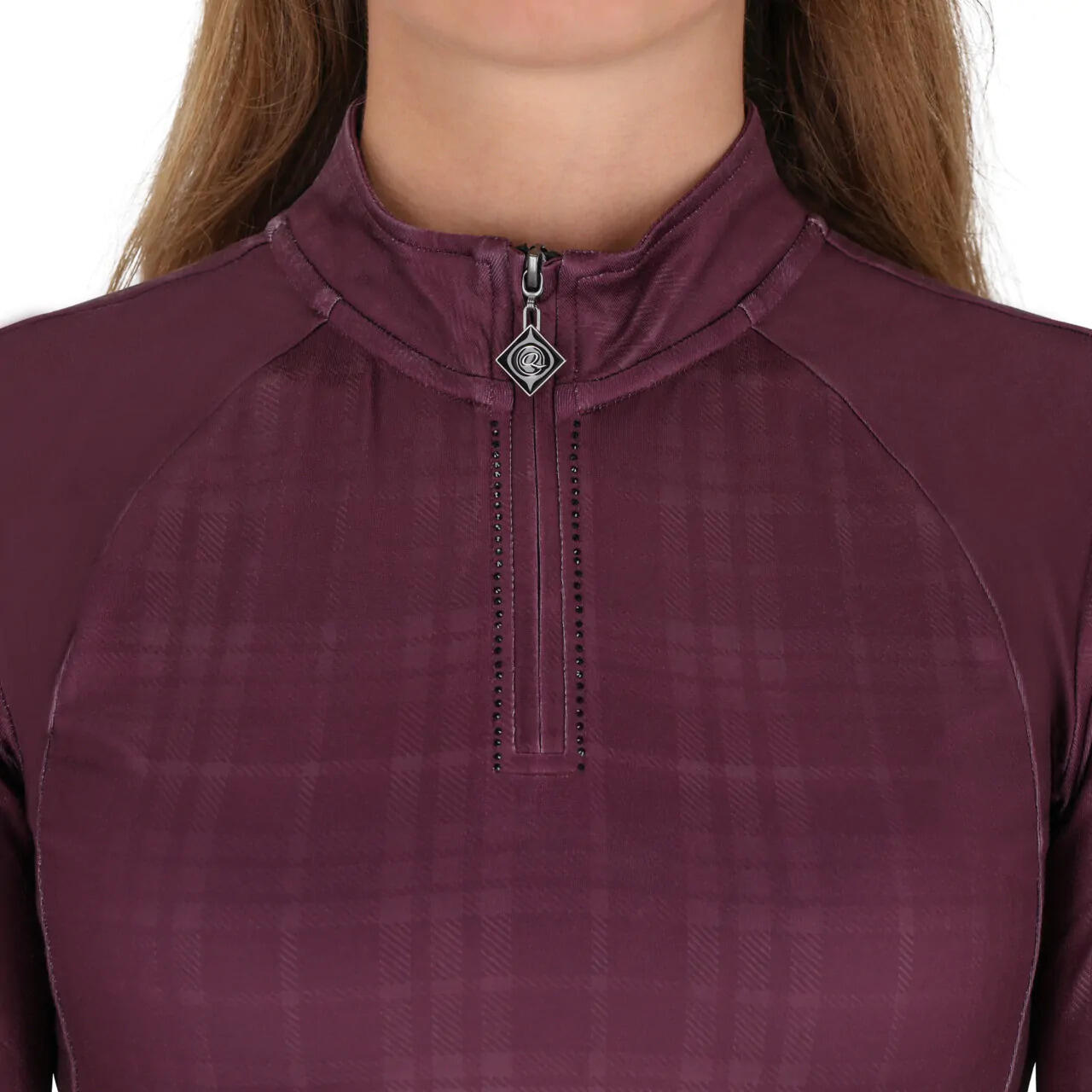 Polo equitazione a manica lunga da donna QHP Zahra 4/6