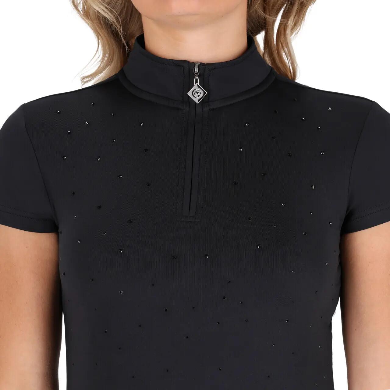 Polo d'équitation femme QHP Oakleigh 3/3
