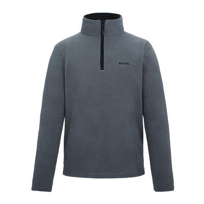 Geweldig voor buiten heren thompson half zip fleece sweater (donkergrijs)