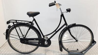 Omafiets gebruikt, zwart - 28" - terugtraprem - 3m garantie