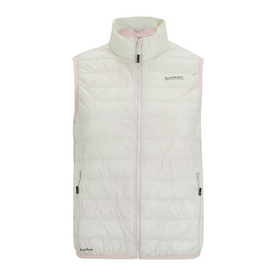 Dames hillpack ii gilet (nauwelijks wit/roze mist)