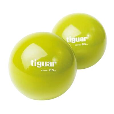 Zwaargewicht oefenbal (set van 2) (olijf) 0,5 kg