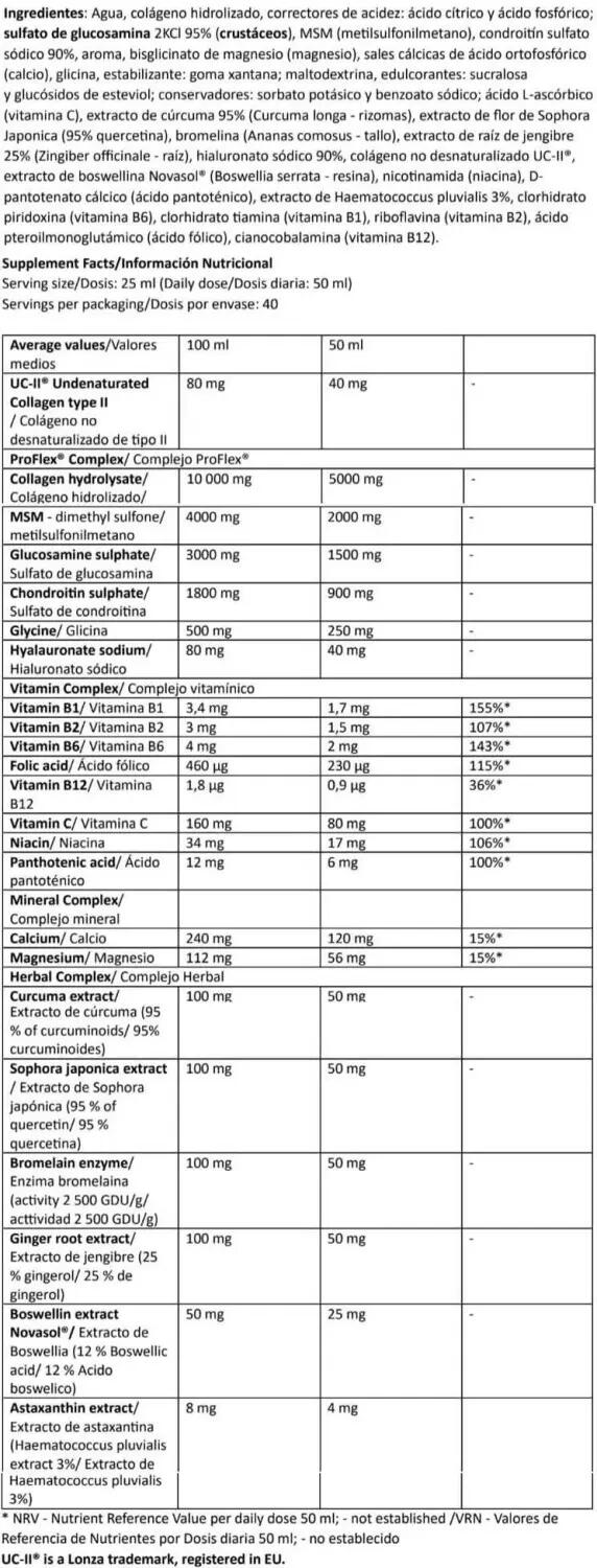 ProFlex Colágeno Líquido - 1000ml Fresa Piña - Amix Nutrition 3/4