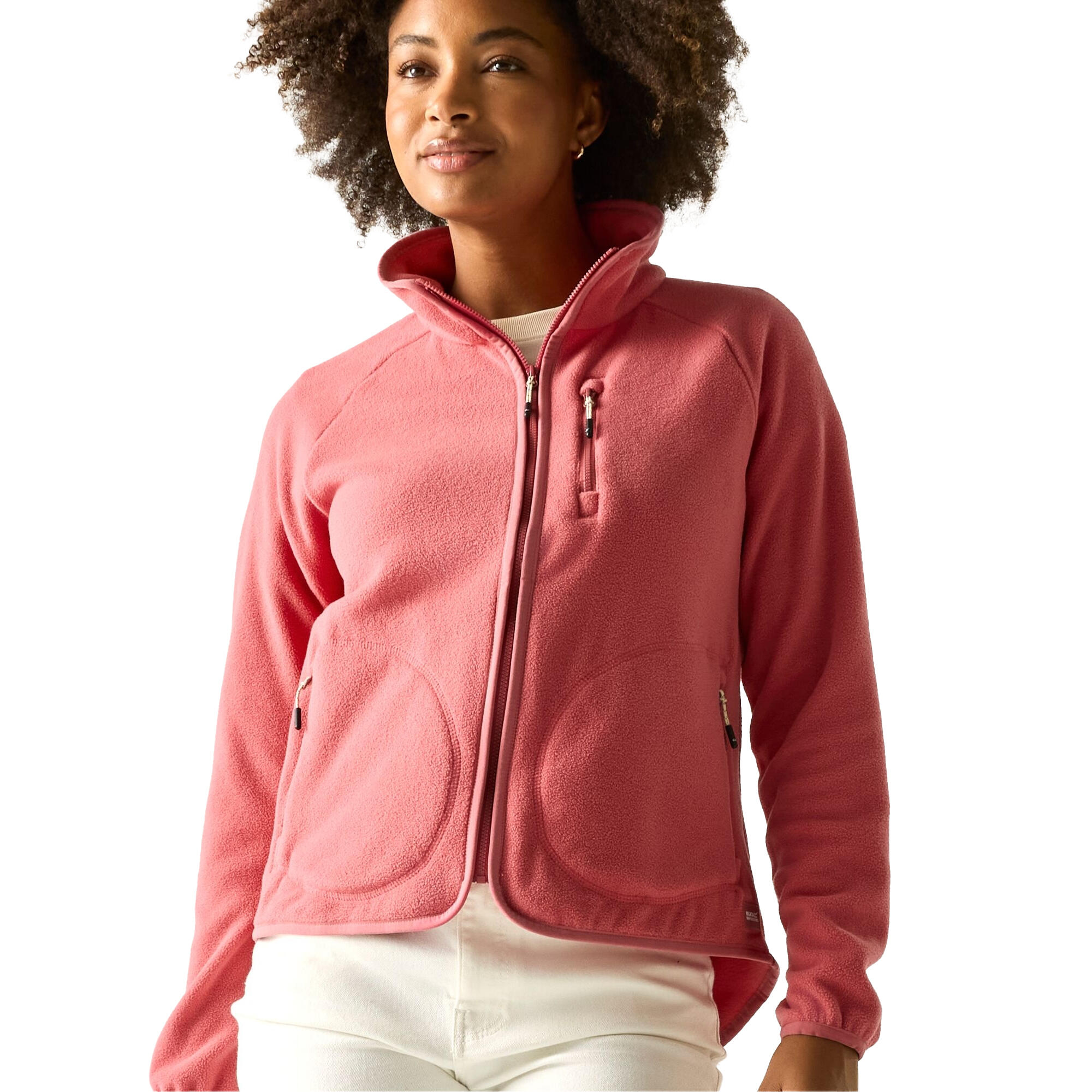 Veste Polaire FRANKIE Femme (Rose Ardoise) 4/5