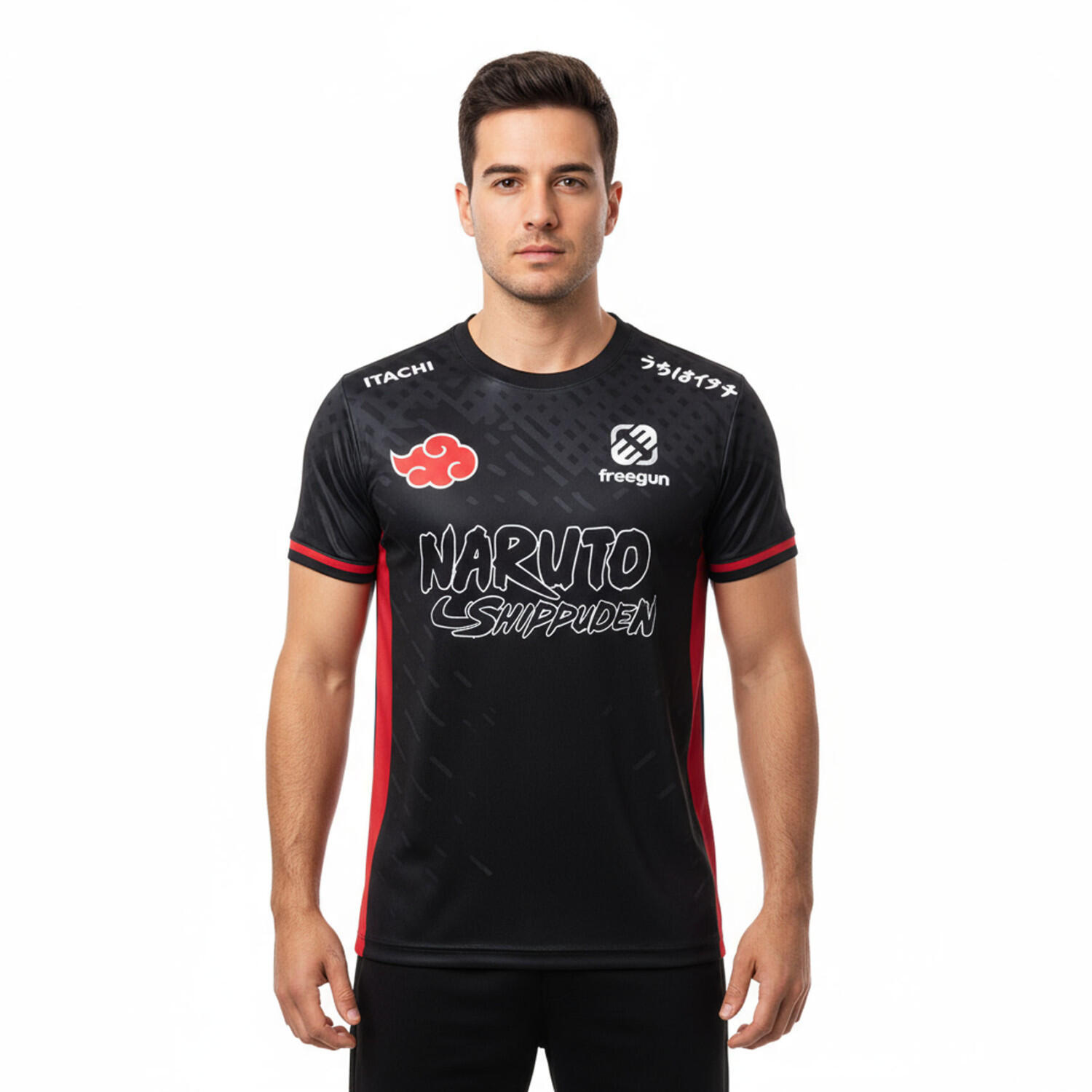 T-shirt homme en polyester Naruto Shippuden  Itachi 1/1