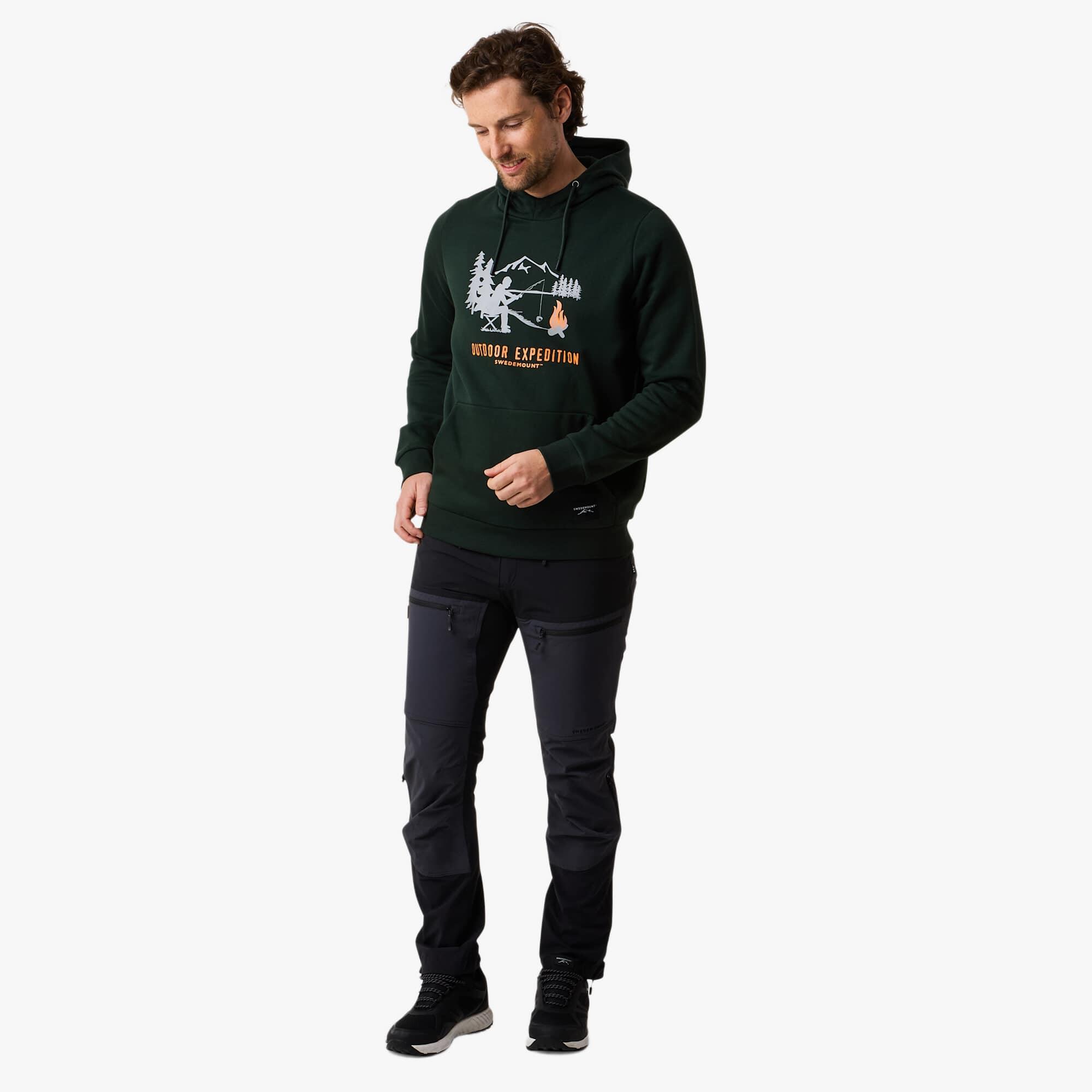 Sweat à capuche randonnée homme Forest Hood 3/7