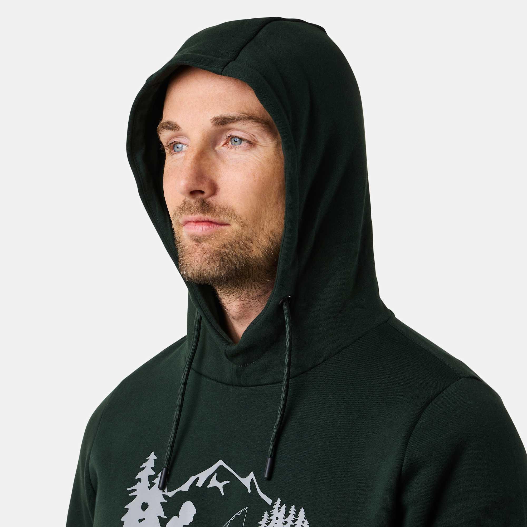 Sweat à capuche randonnée homme Forest Hood 5/7