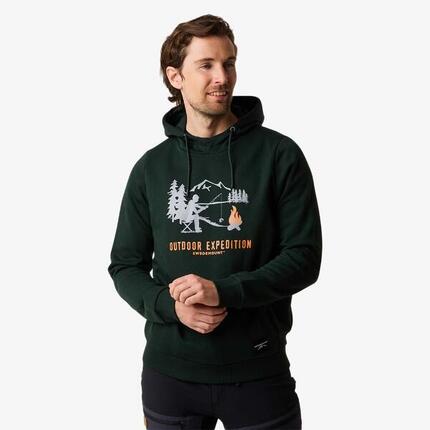 Sweat à capuche randonnée homme Forest Hood