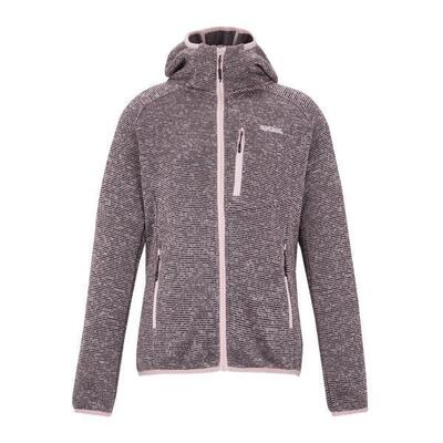 Dames newhill fleecejas met capuchon (perkament)