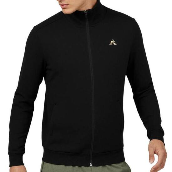Felpa Nera Uomo Le Coq Sportif - Stile e Comfort