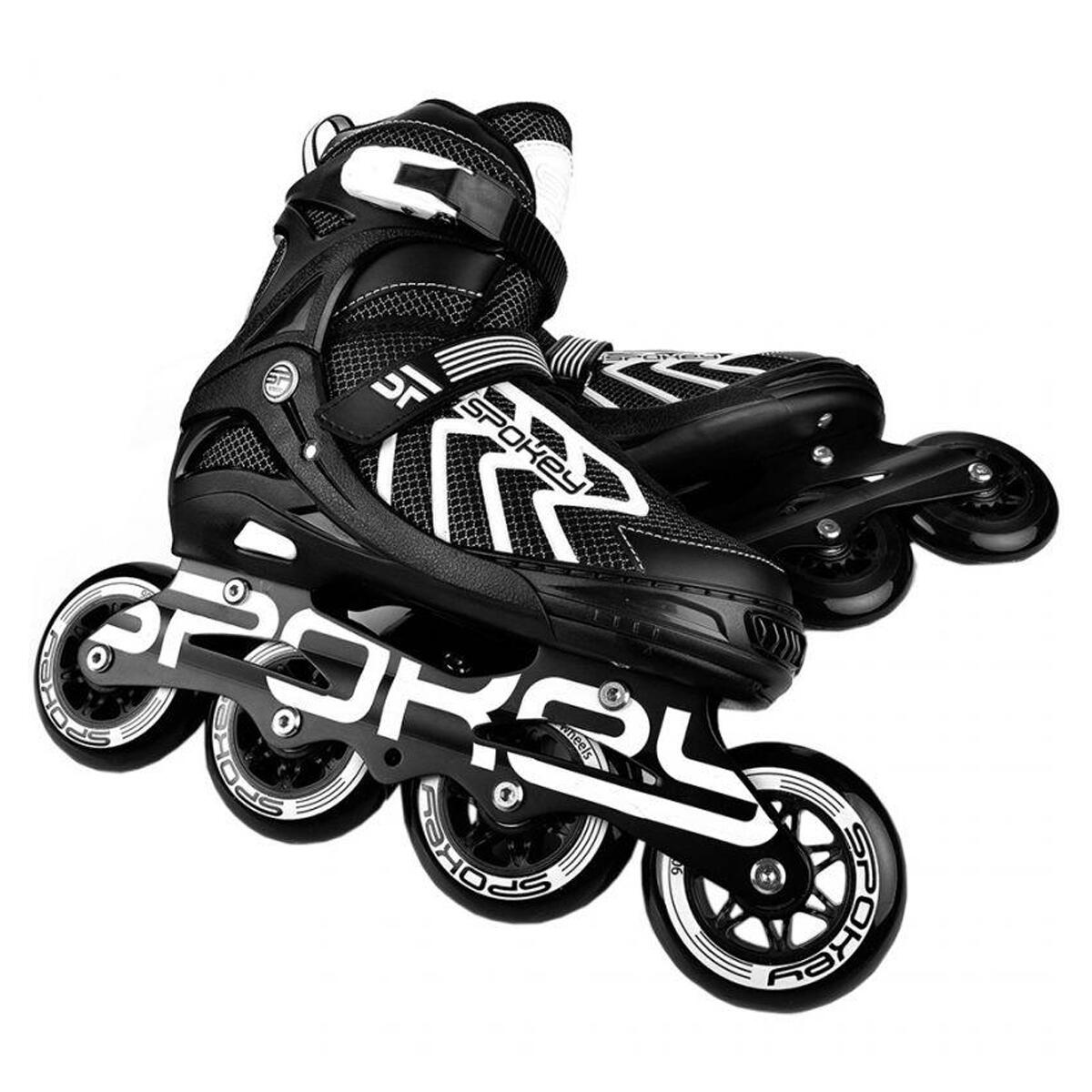 Patines en Línea Khan para Niños/Niñas Blanco, Negro, Gris 3/5