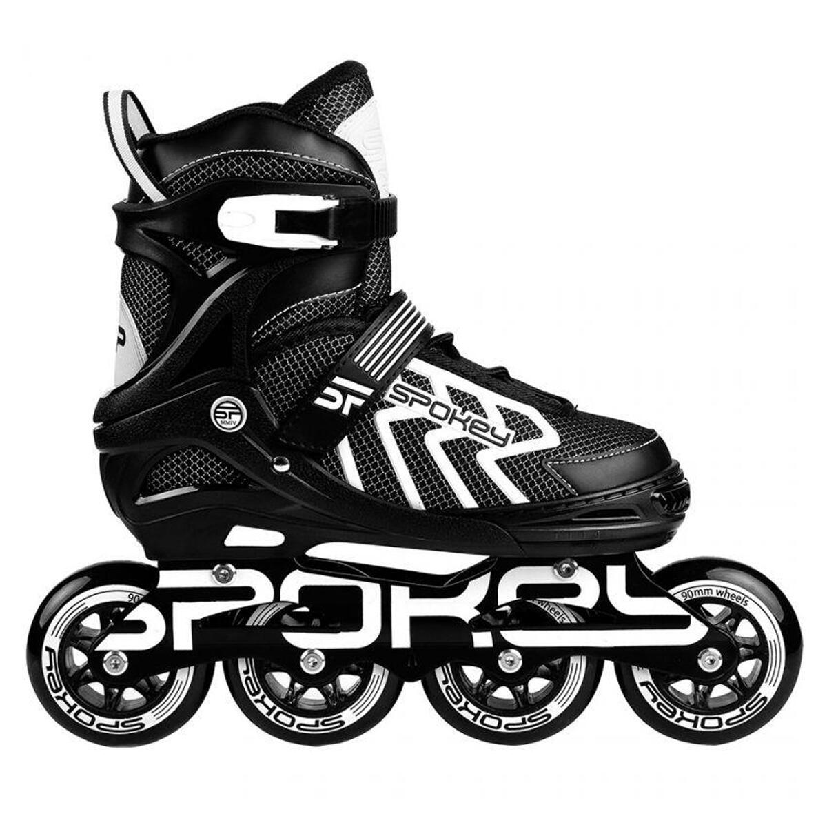 Patines en Línea Khan para Niños/Niñas Blanco, Negro, Gris 2/5