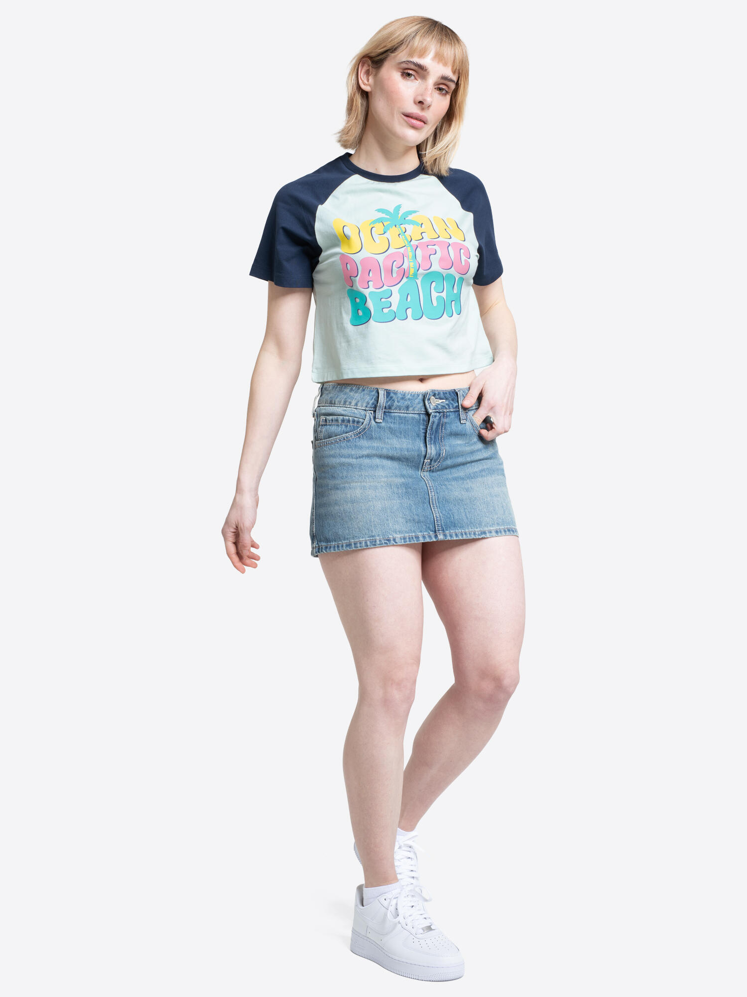 OCEAN PACIFIC Frauen T-Shirt Cropped MAUI 4/6