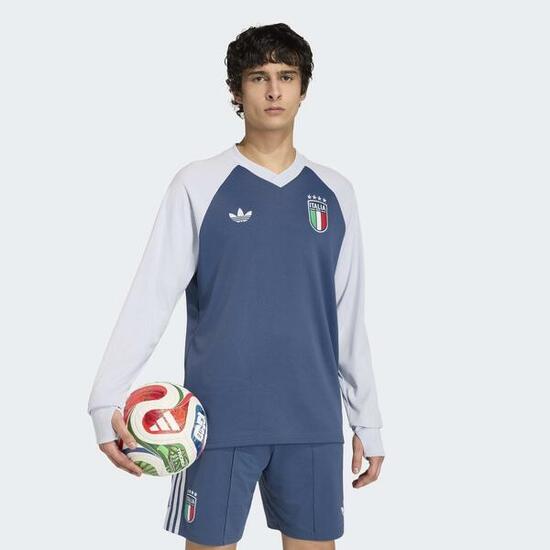 Camiseta técnica de calentamiento Italia 26 segunda equipación