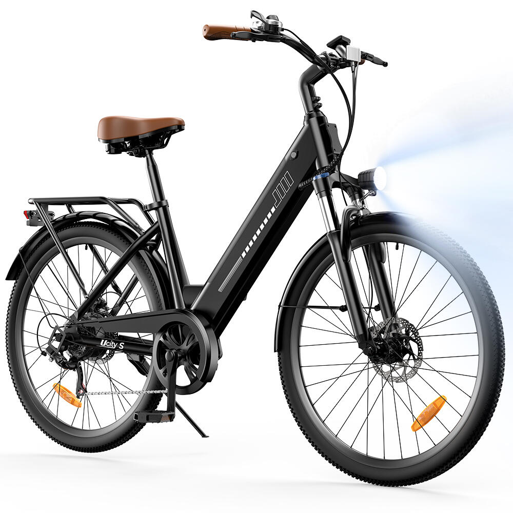 Bicicleta eléctrica urbana iScooter Ucitys, batería de 36 V y 13 Ah 3/7