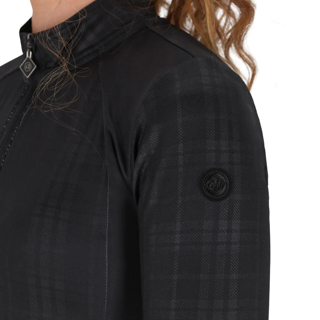 Polo equitazione a manica lunga da donna QHP Zahra 4/4