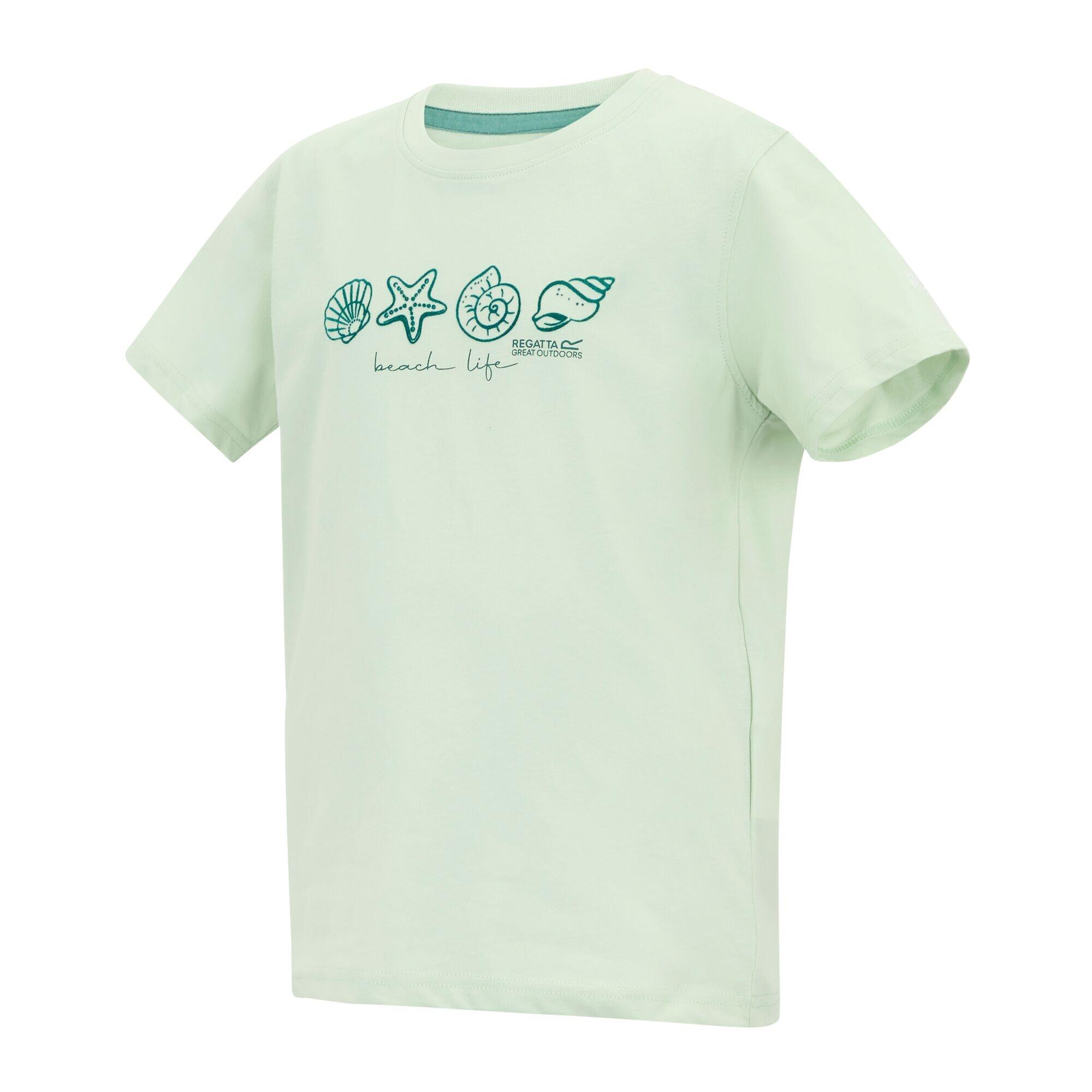 "Bosley" TShirt für Kinder Ozean Nebel 3/4