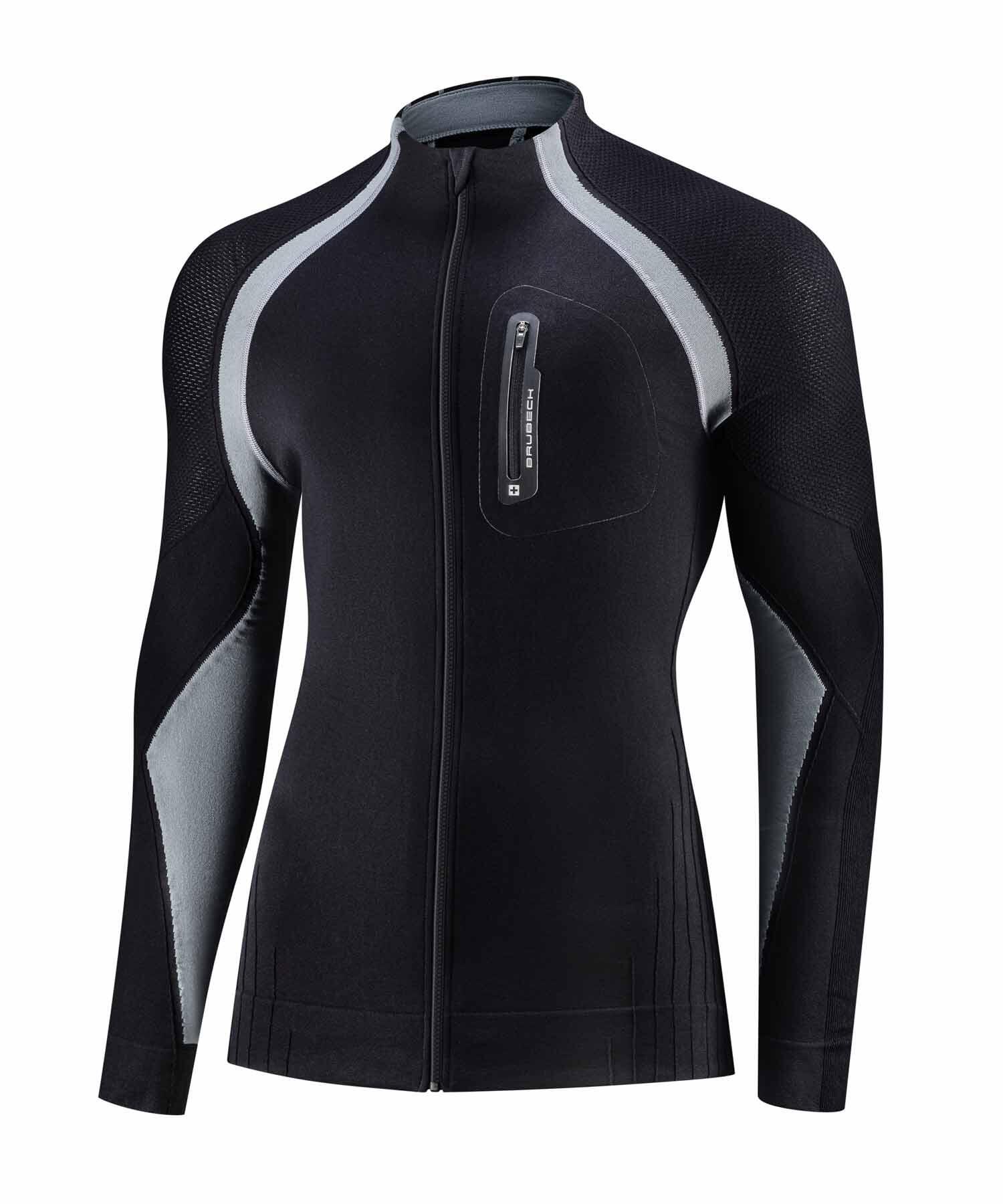 Bluza dresowa termoaktywna rozpinana męska Brubeck ACTIVE PRO 3/5