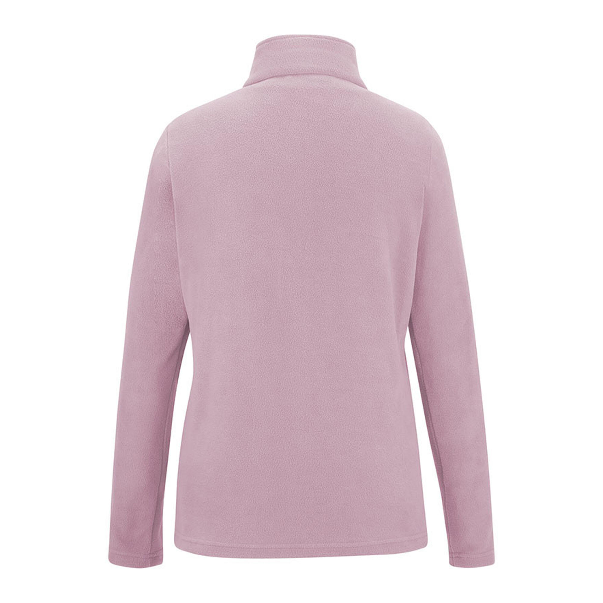 Great Outdoors Womens/Ladies Sweetheart 1/4 Zip Fleece Top (Powder Lilac) 2/5