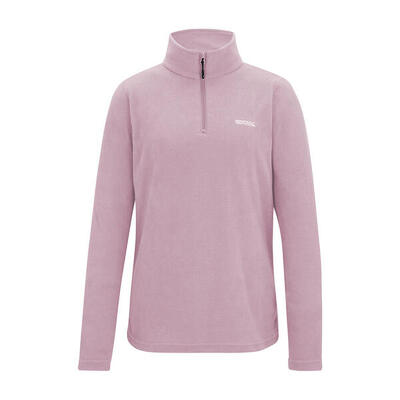 Geweldige outdoors dames sweetheart 1/4 zip fleece sweater (zwart)