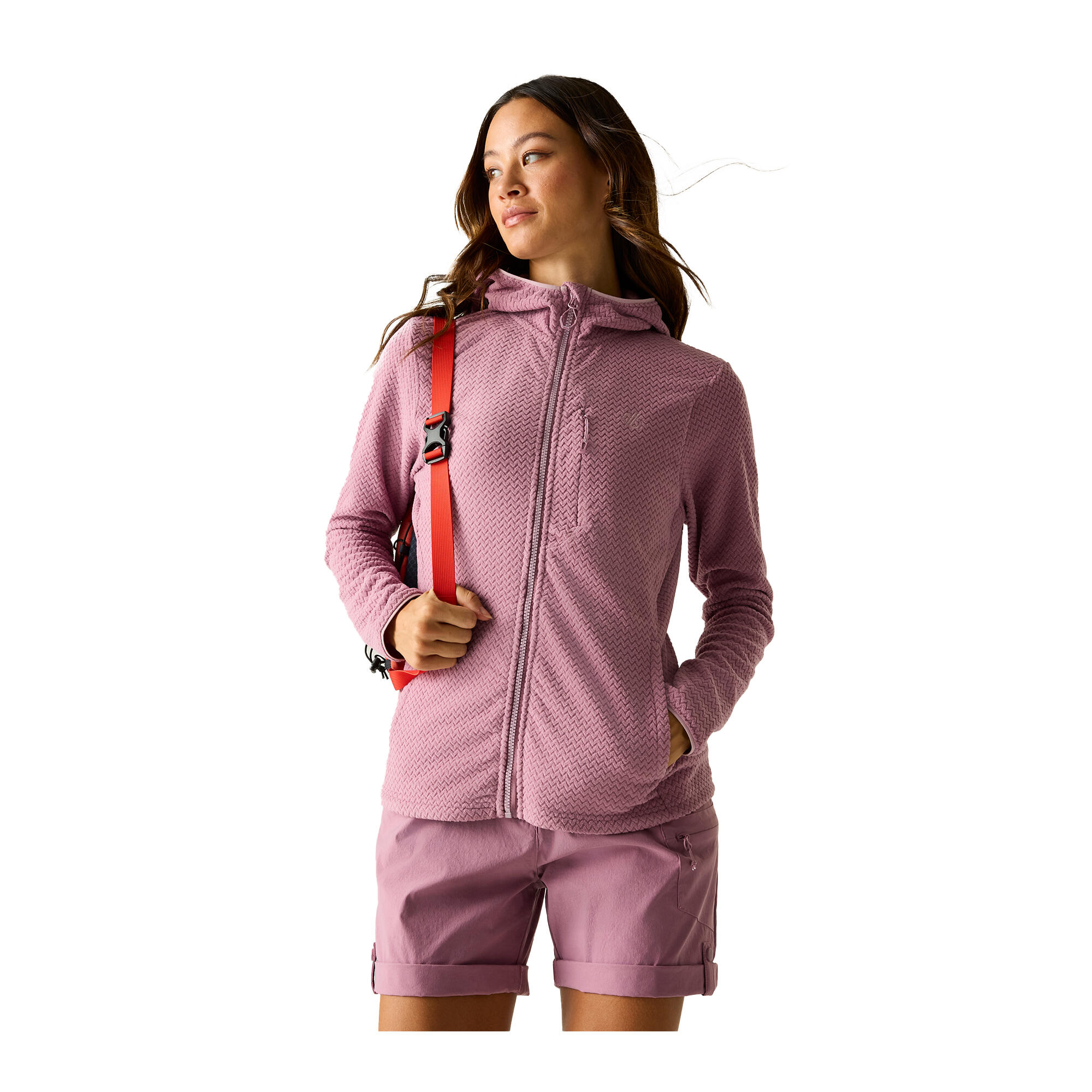 Veste Polaire SWITCH UP PRO Femme (Rose Pâle) 4/5