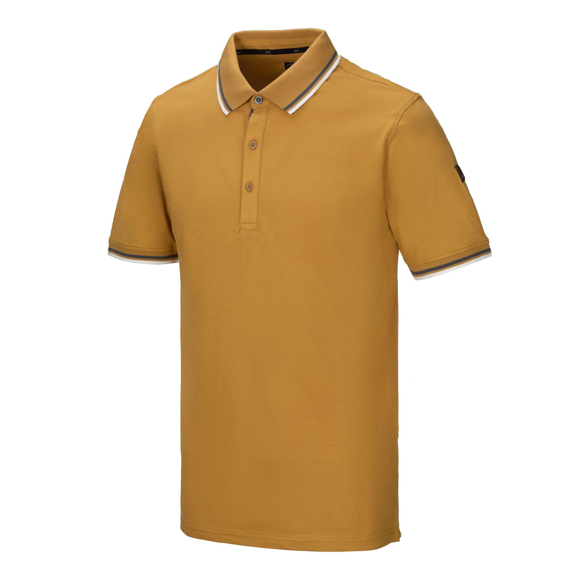 Maglietta Polo Uomo Regatta Adryan Marrone Legno 3/5