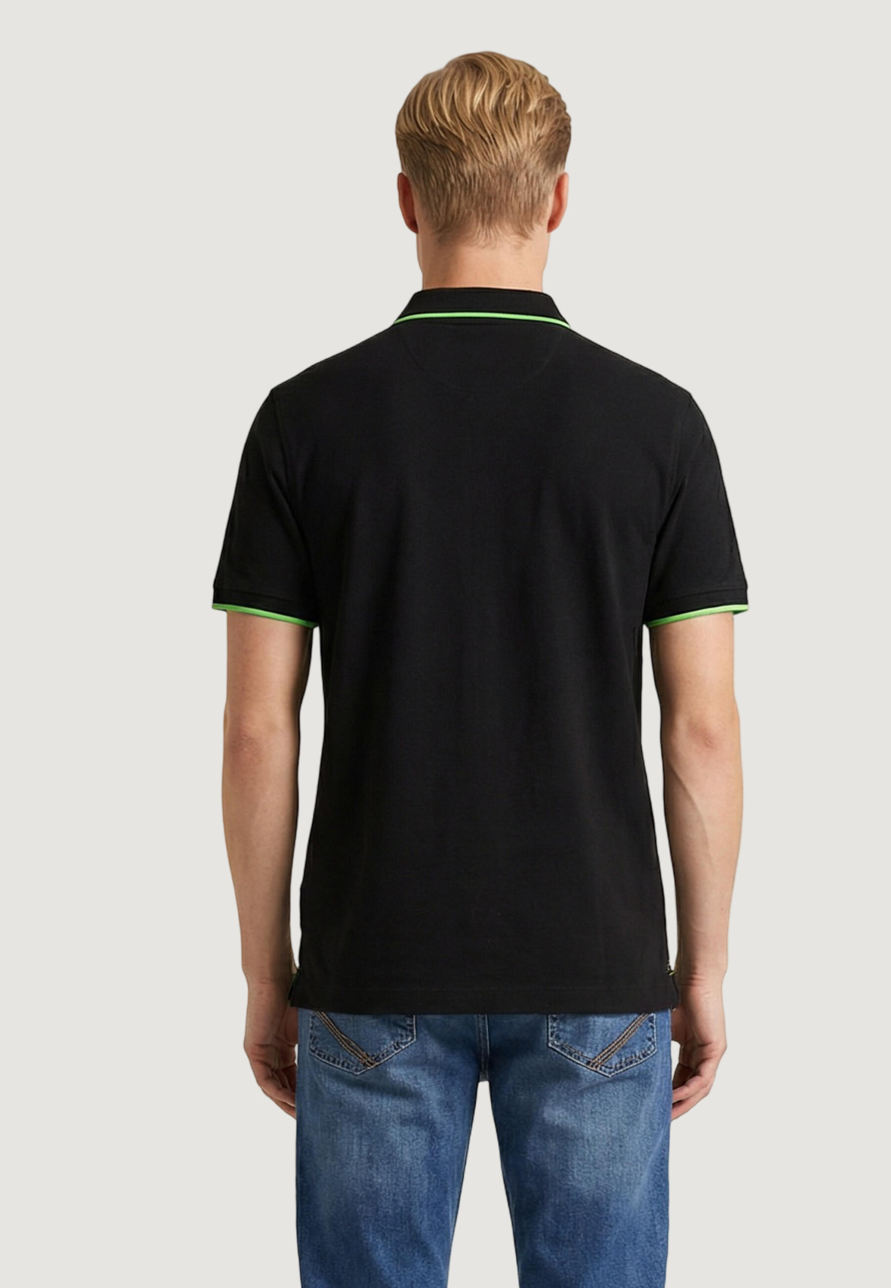 Polo maniche corte Uomo BLACK Nero 3/5