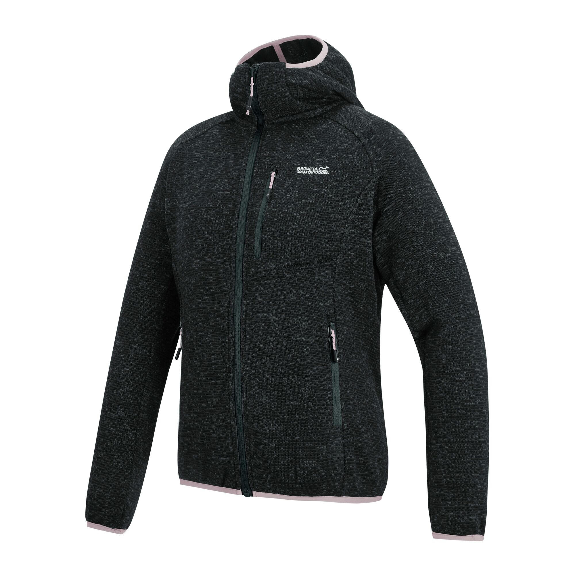 "Newhill" Fleecejacke für , mit Kapuze Damen Dunkler Sturm 3/5