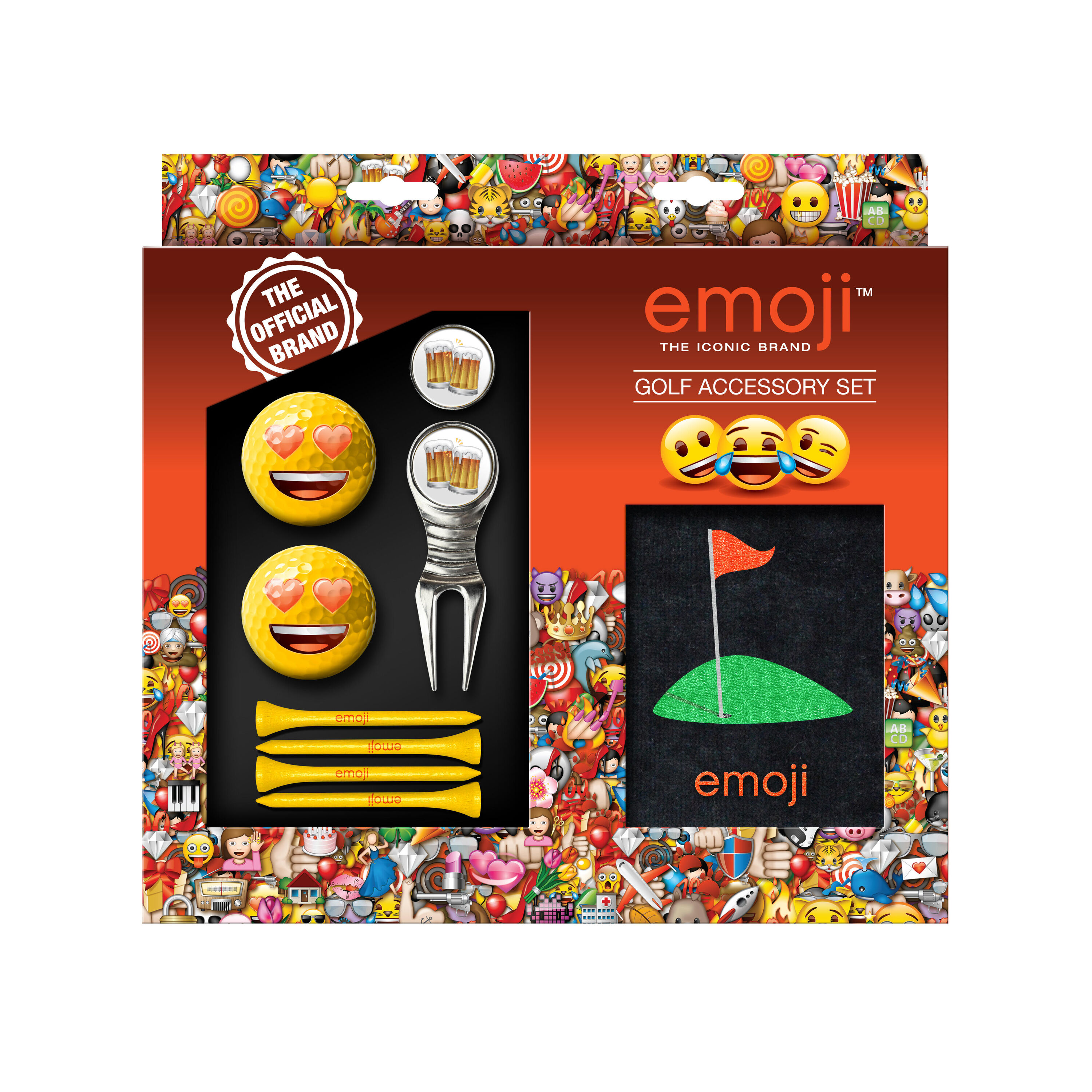 EMOJI Emoji Gift Set - Love Beer & Golf