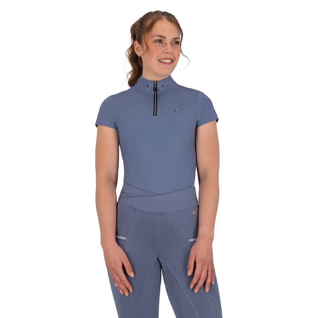 Women's riding polo shirt QHP Aubree