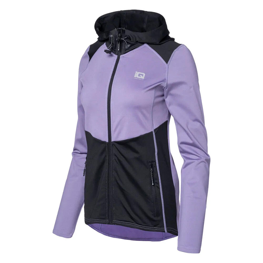 Sweat À Capuche VERIS Femme (Violet Clair / Noir) 3/3