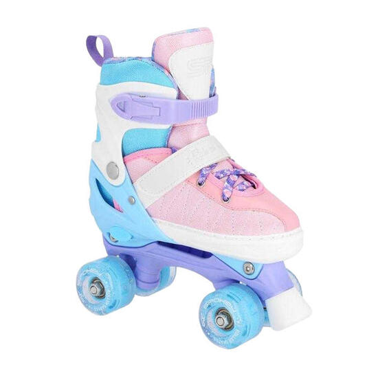Patins À Roulettes Quad BUFF PRO Enfant (Rose)