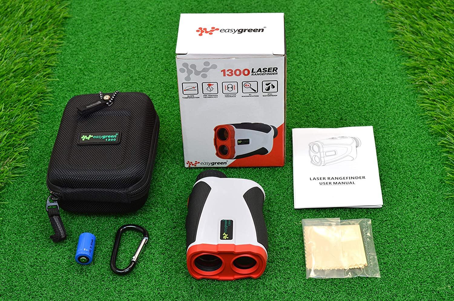 EasyGreen 1300 Golf Rangefinder with Slope-Switch Technology 2/5