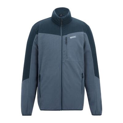 Heren freesdale fleece jas (lichte salie/donkere kaki)