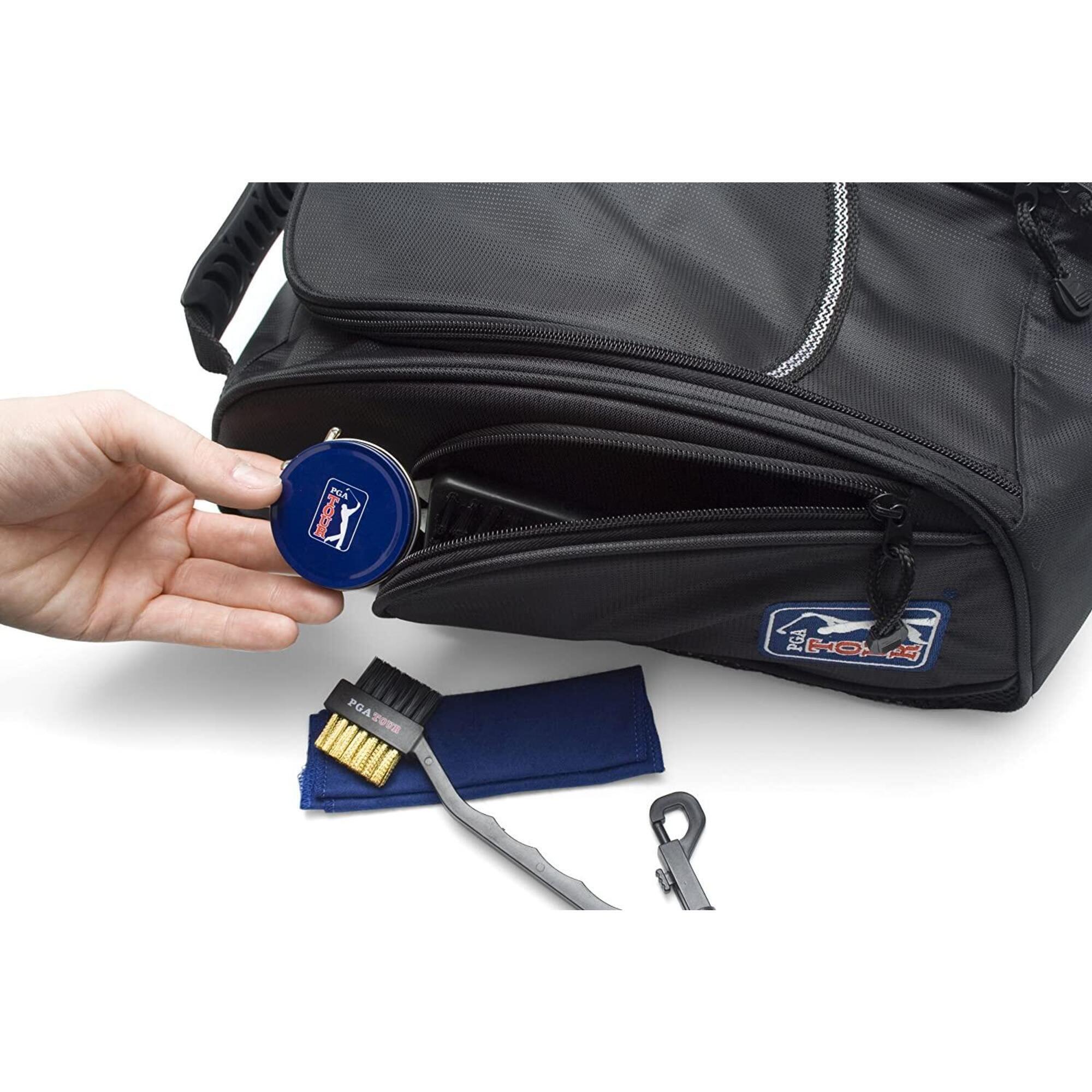PGA Tour Shoe Bag With Club Cleaning Set 2/5