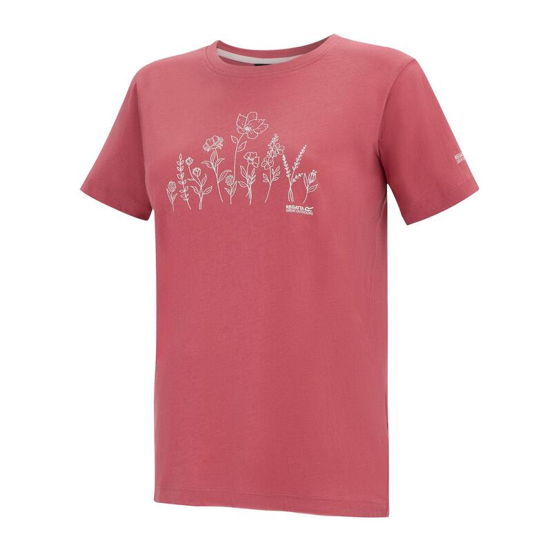 Tricou Drumeții În Natură Regatta Filandra VX Imprimeu Floral Femei