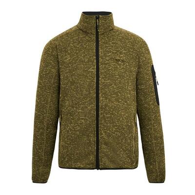 Heren newhill marl full zip fleecejack (hout bruin)