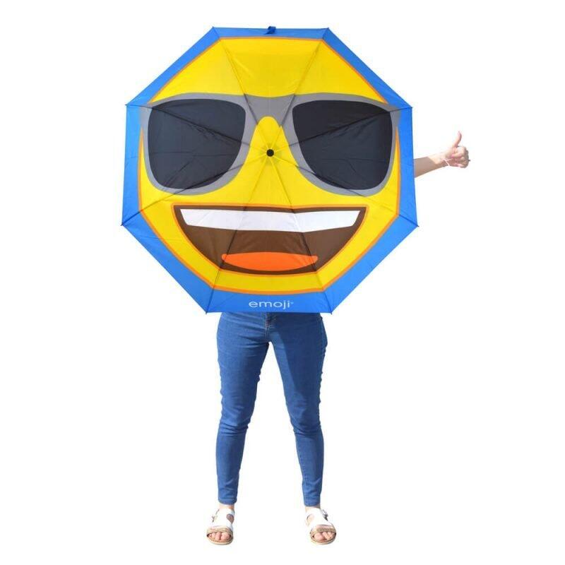 Emoji Compact Umbrella - Sunglasses 2/5