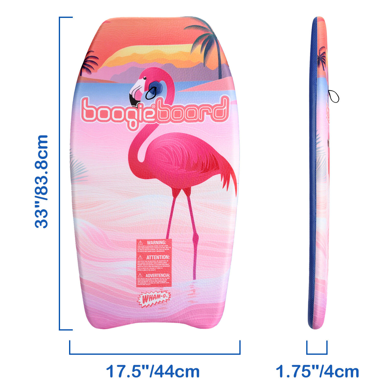 83,8 cm Boogie Board Bodyboards 2er-Set, leicht mit Leine 2/7